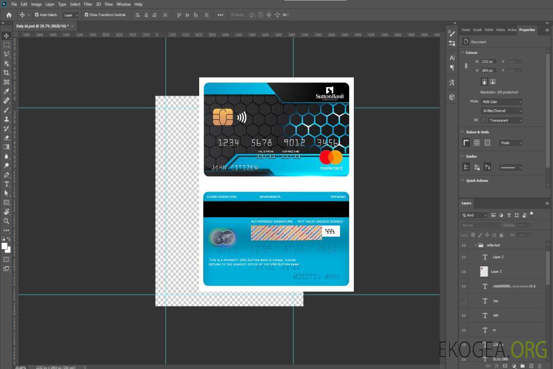 Carte Mastercard de la banque Sutton aux États-Unis template